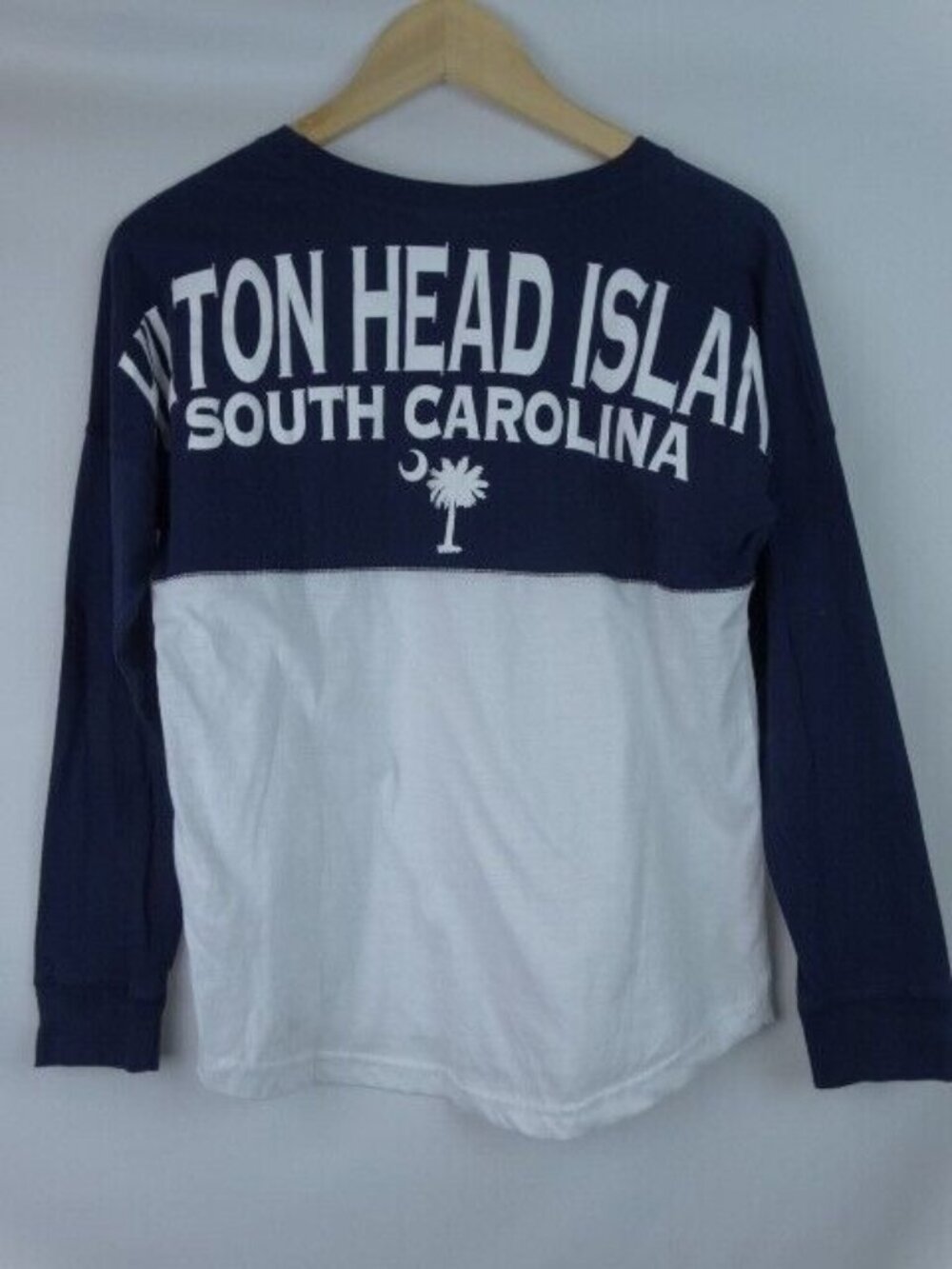 Hilton Head Island South Carolina Shirt Size Small Blue Popular Long Sleeve Top
